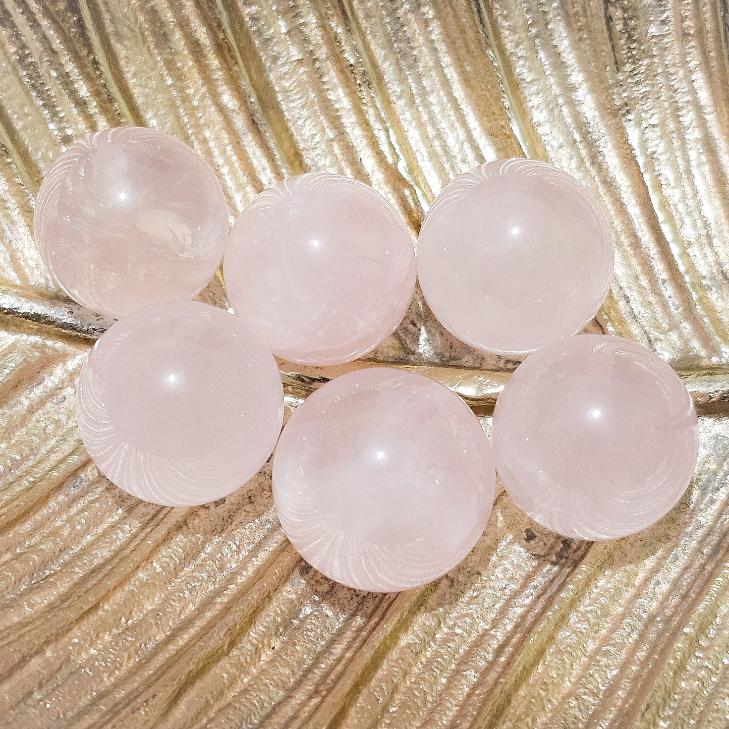 Rose Quartz Spheres