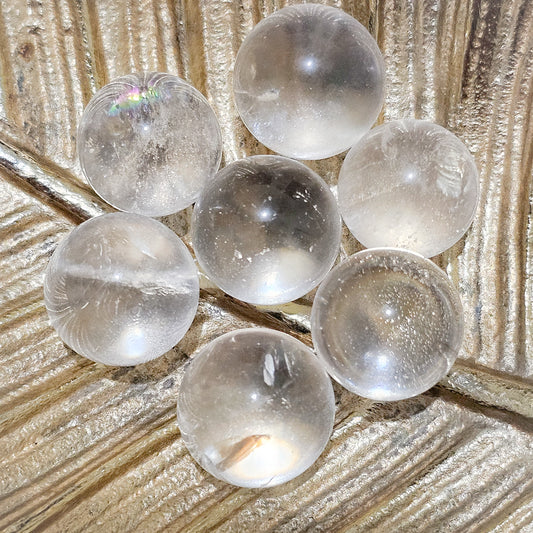 Clear Quartz Spheres