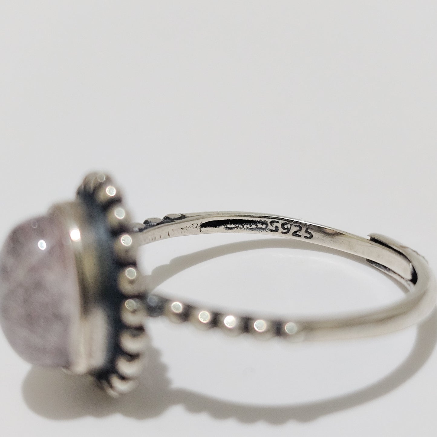 Super Seven 925 Silver Adjustable Ring