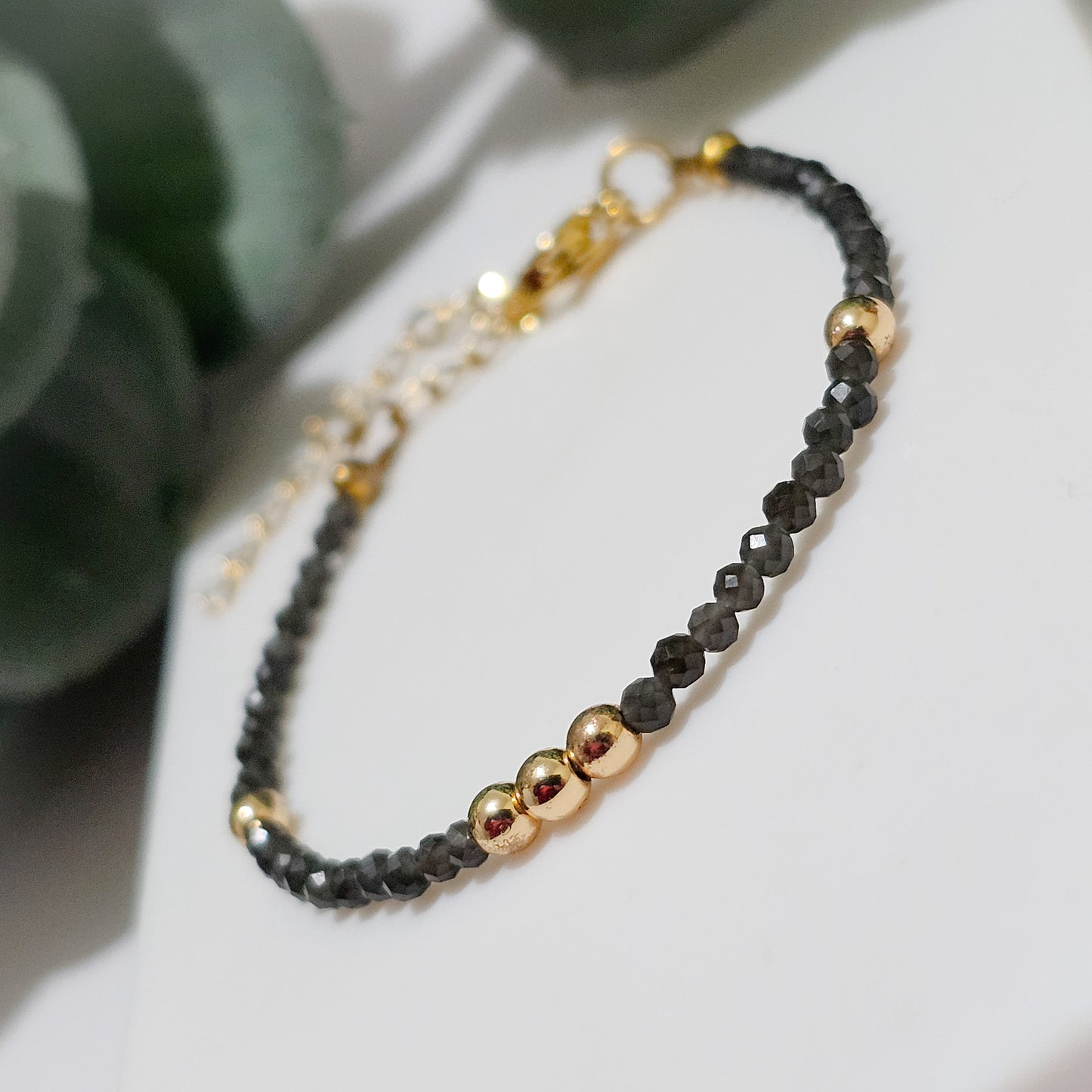 Magnetism Clasp Bracelet | Obsidian