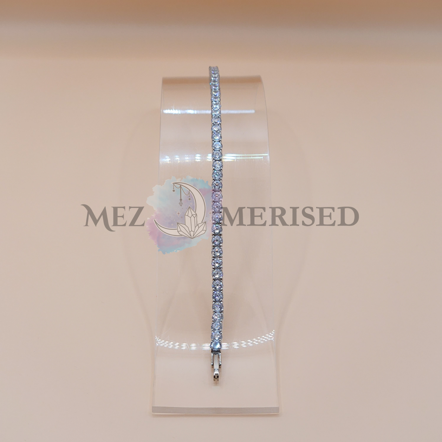 Acrylic Wavy Necklace / Bracelet Display Stand | Jewellery Holder