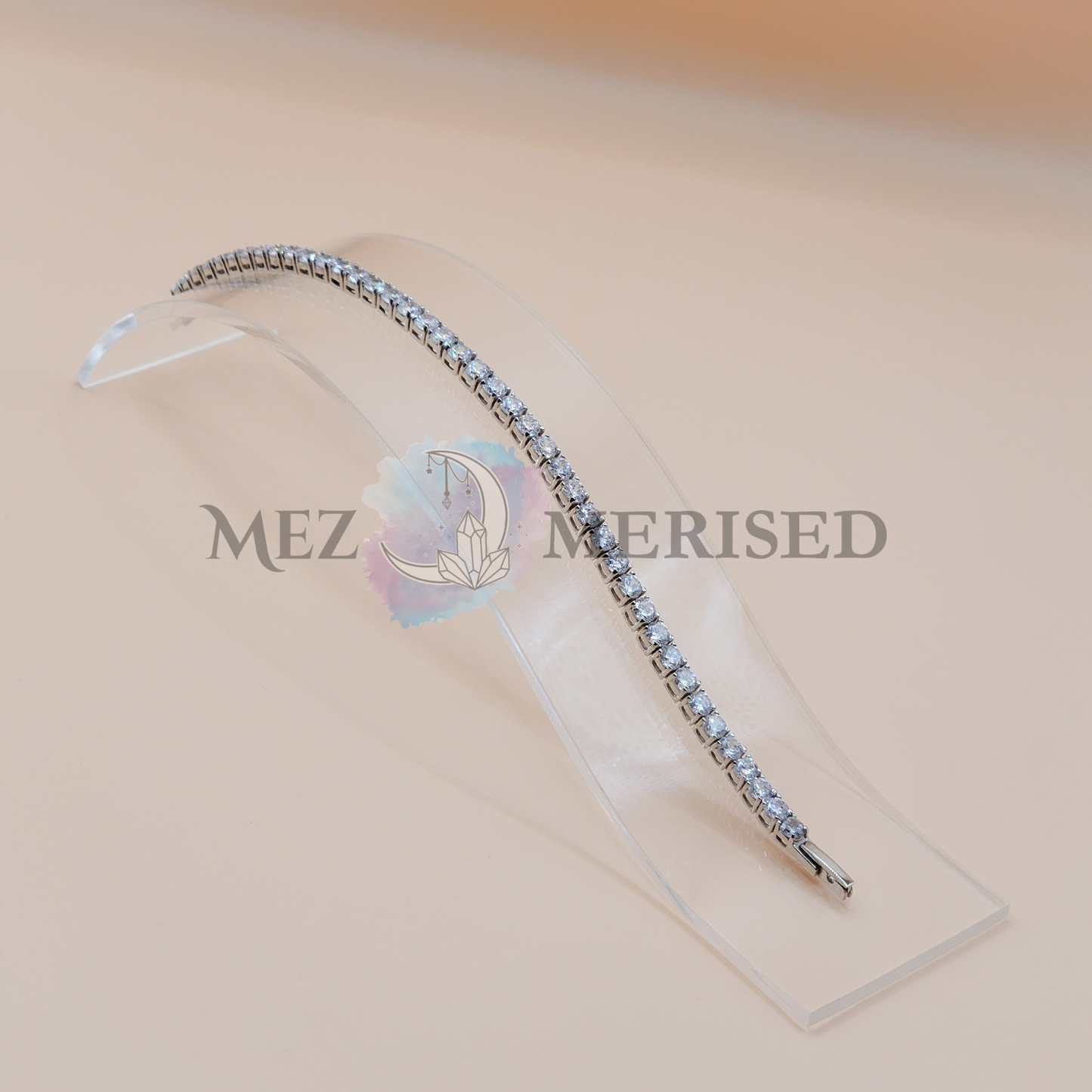 Acrylic Wavy Necklace / Bracelet Display Stand | Jewellery Holder