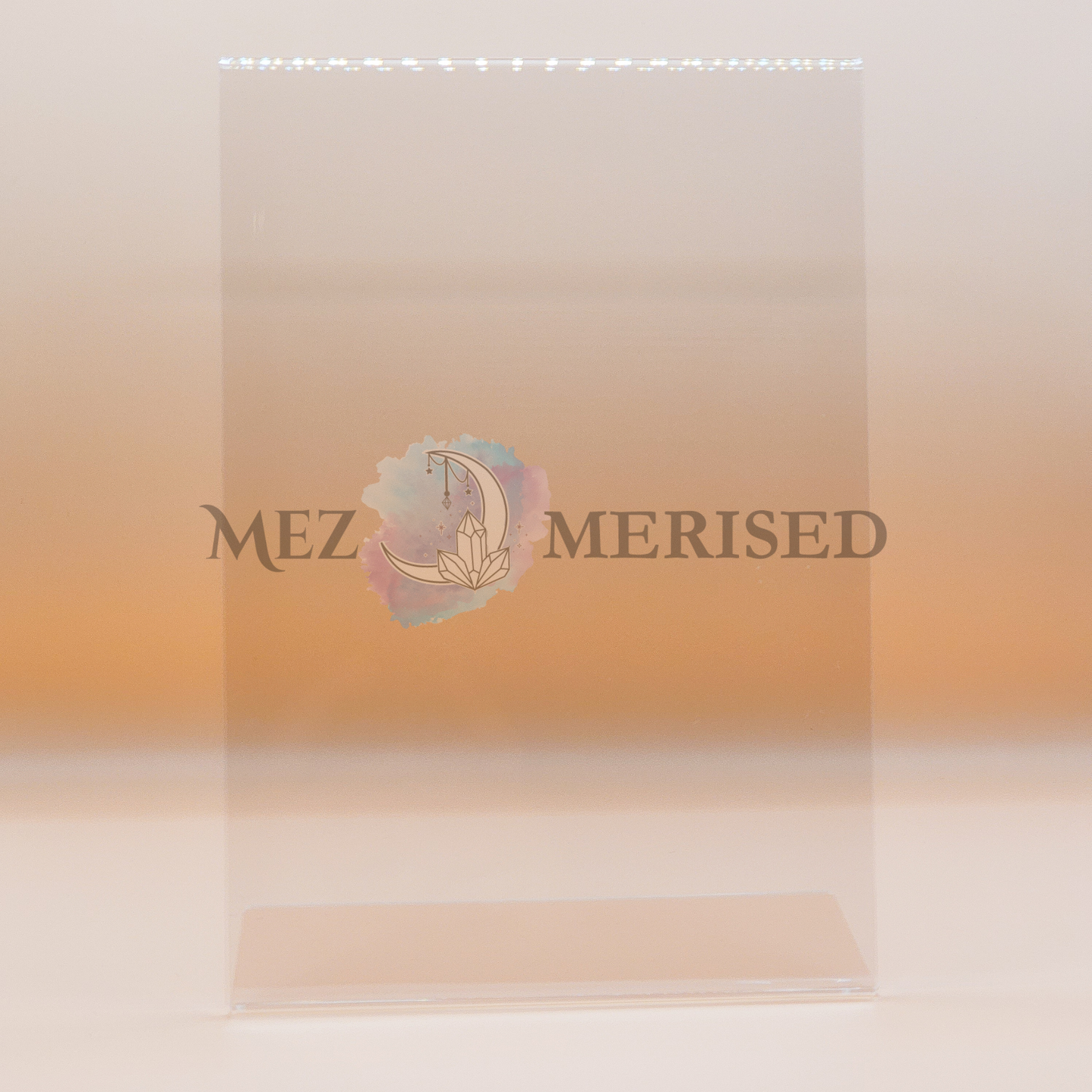 A4 & A5 Slanted Acrylic Sign Holder | Clear Display Stand