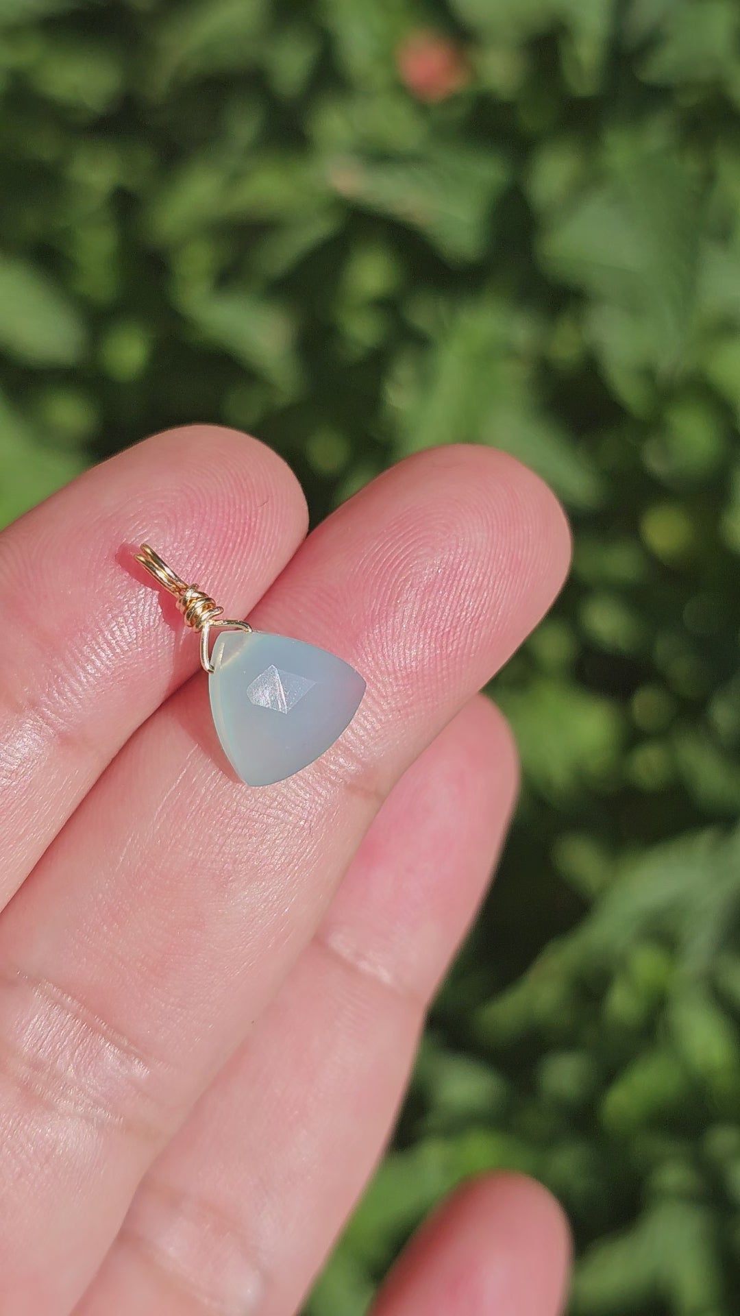 Blue Chalcedony Necklace (#64)
