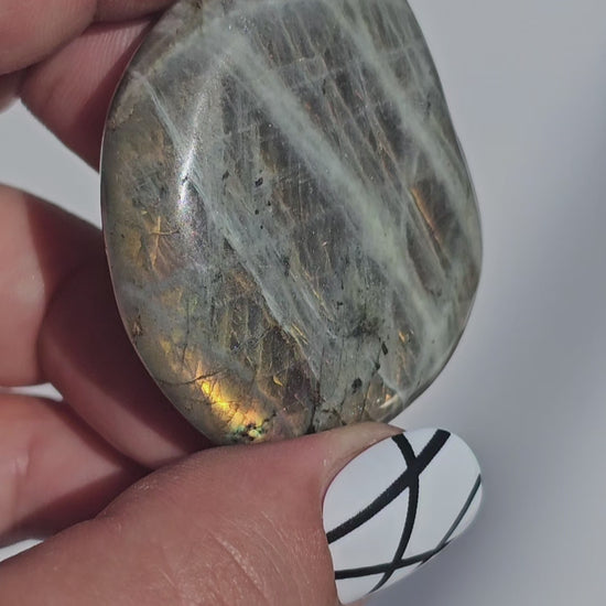 Labradorite Palm Stone