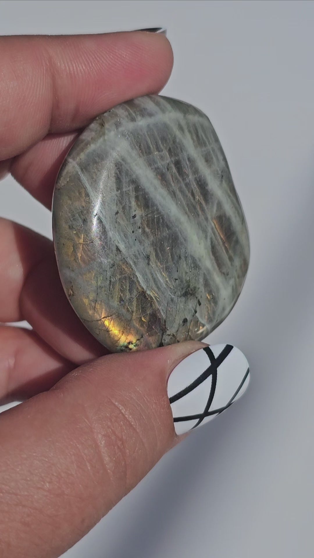 Labradorite Palm Stone