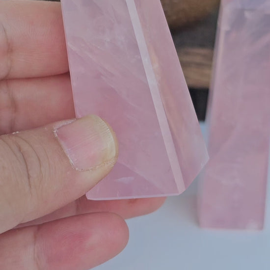 Rose Quartz Obelisk