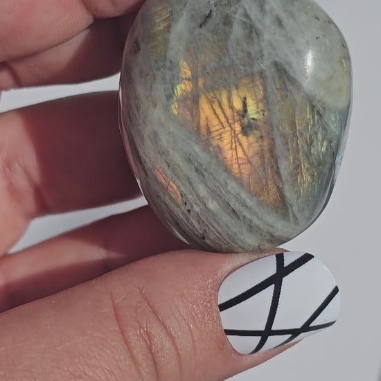 Labradorite Palm Stone