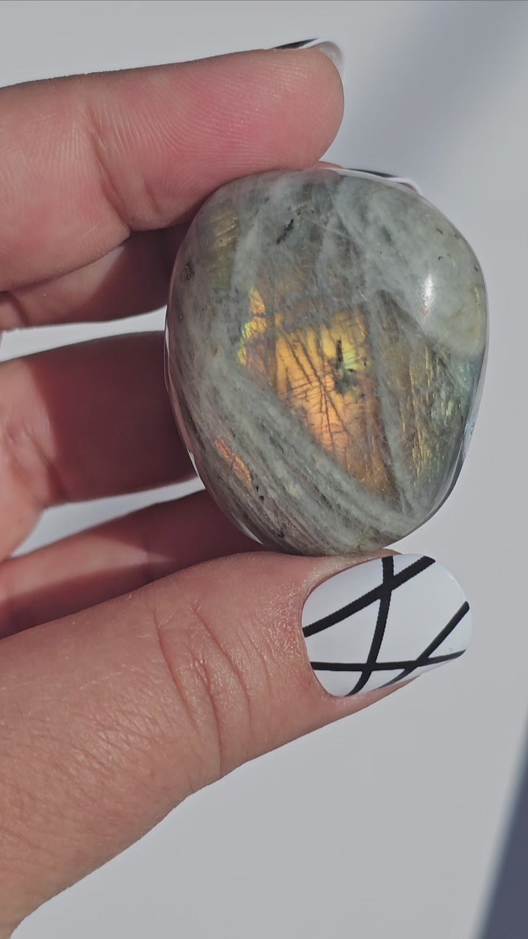 Labradorite Palm Stone