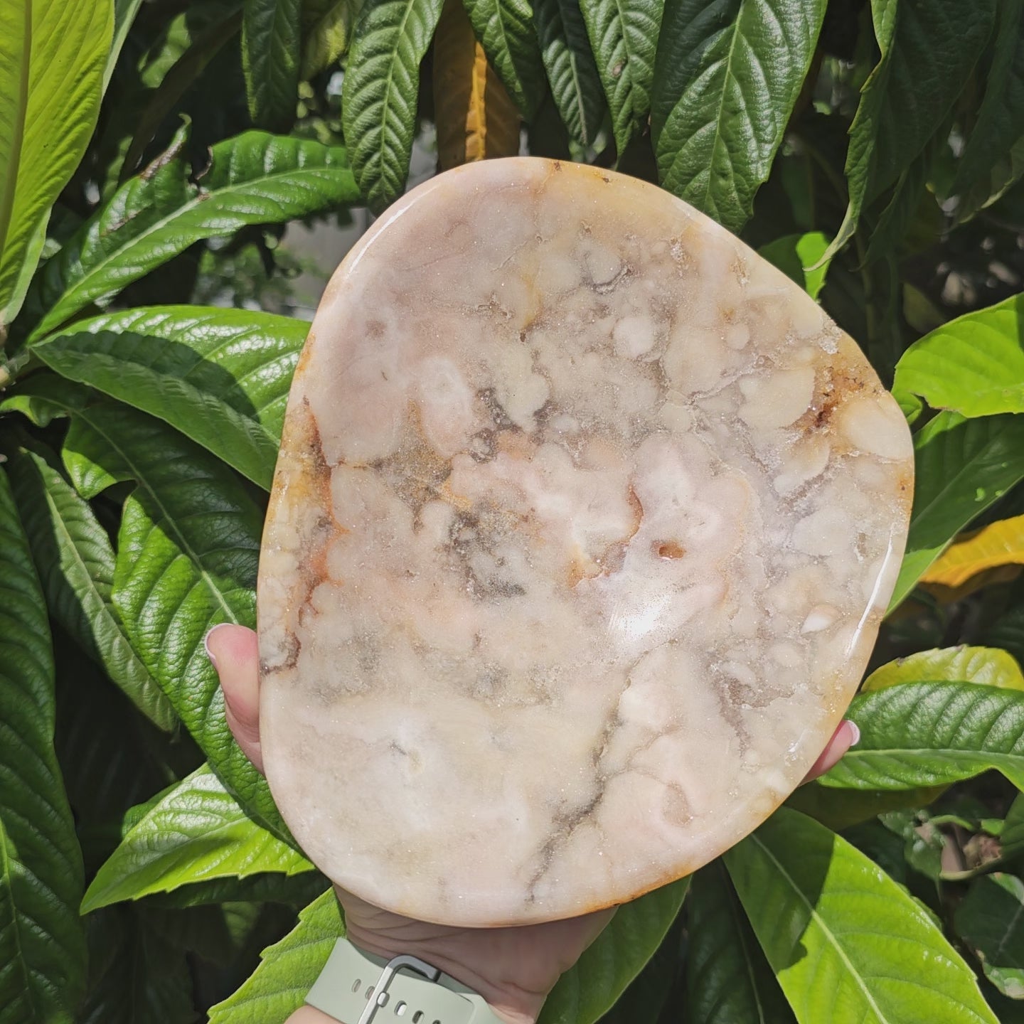 Sparkling high quality polished Brazilian Pink Amethyst bowl with many druzies and raw bottom | crystal bowl, gemstone bowl, display piece, home decor, pink amethyst bowl, pink amethyst dish, crystal dish, gift, housewarming gift