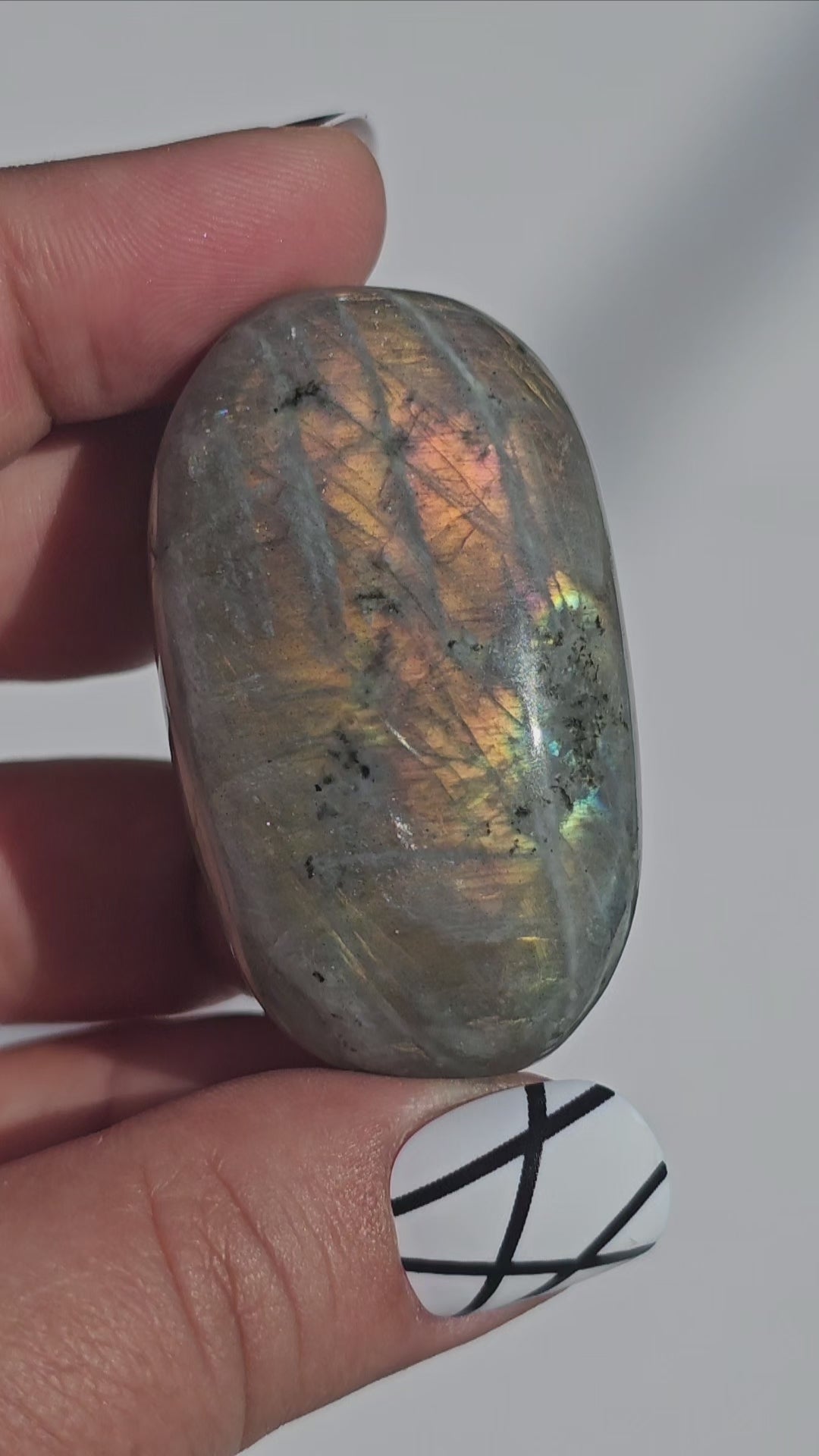 Labradorite Palm Stone