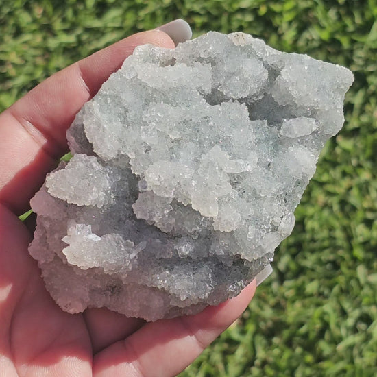 Blue Apophyllite with Double Terminated Points