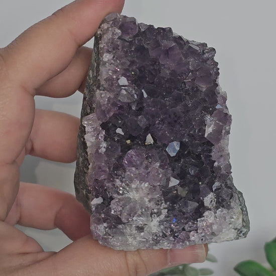 Amethyst A Grade Cut Base From Uruguay (F)