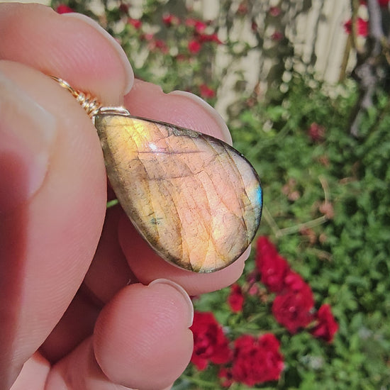 Sunset Labradorite Necklace