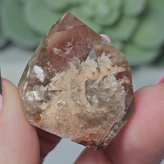 High Quality Smoky Garden Quartz Freeform With Rutile (GF)