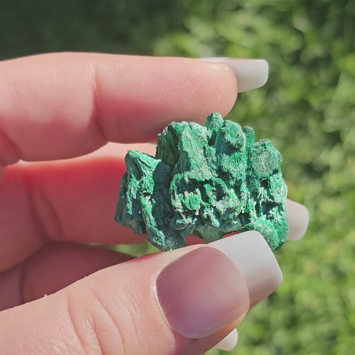 Fibrous Malachite