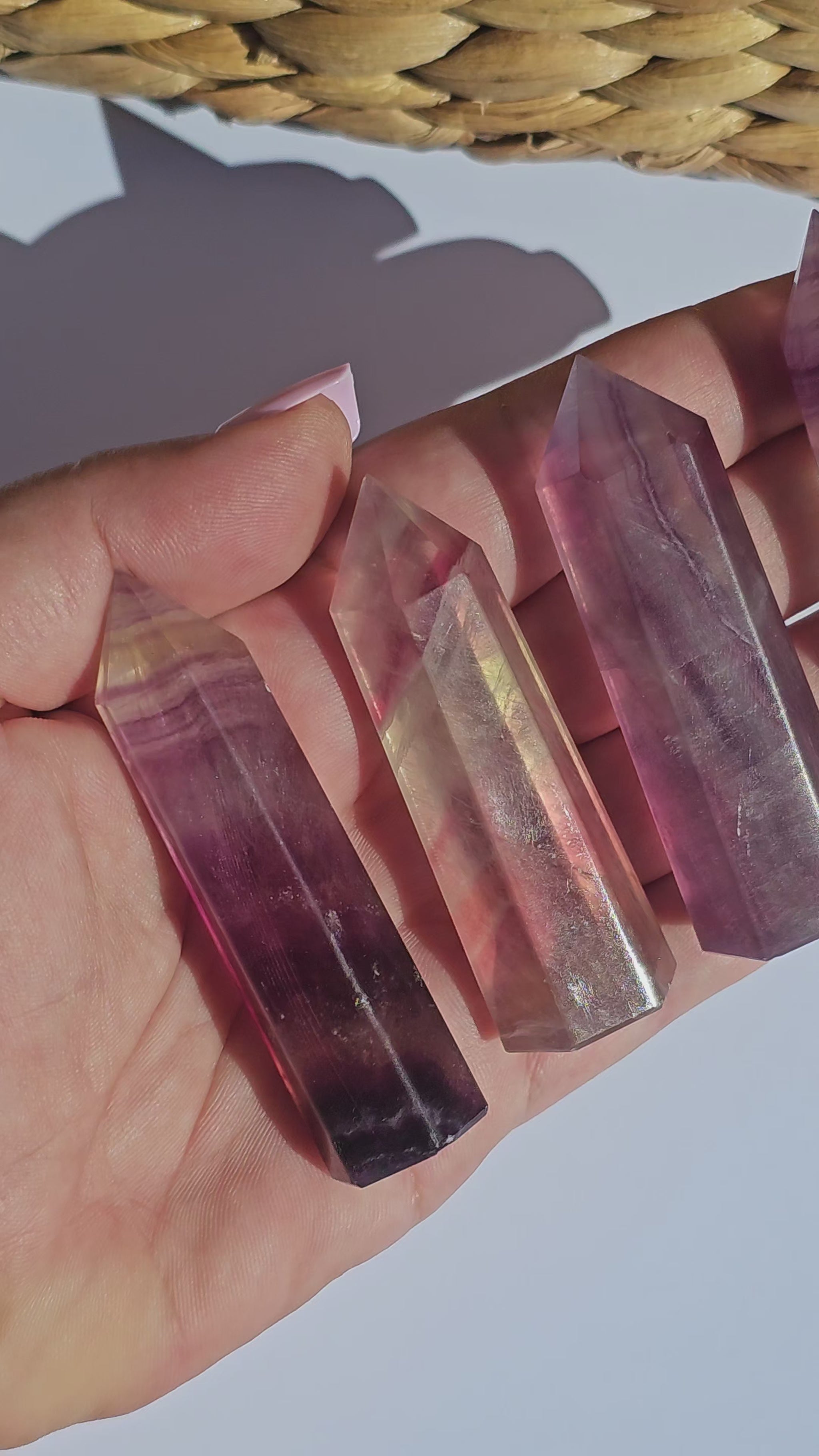 Rainbow Fluorite Towers