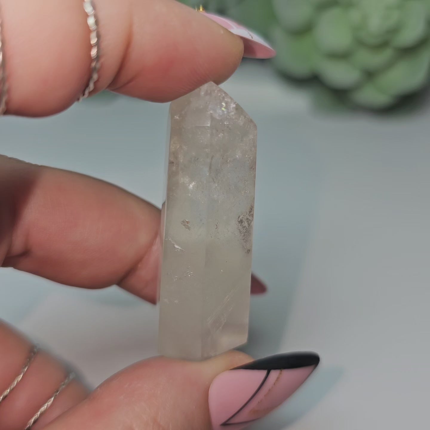 Phantom Quartz Crystal Mini Tower