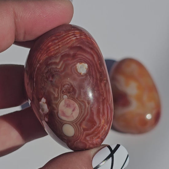 Sardonyx Palm Stone