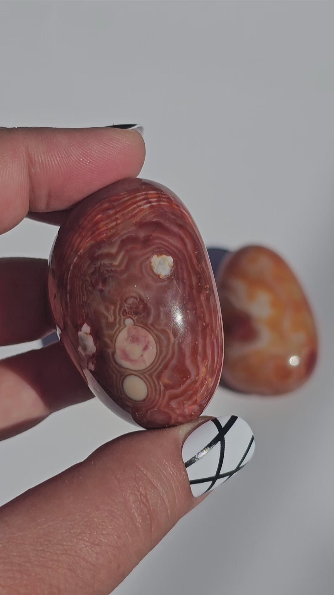 Sardonyx Palm Stone