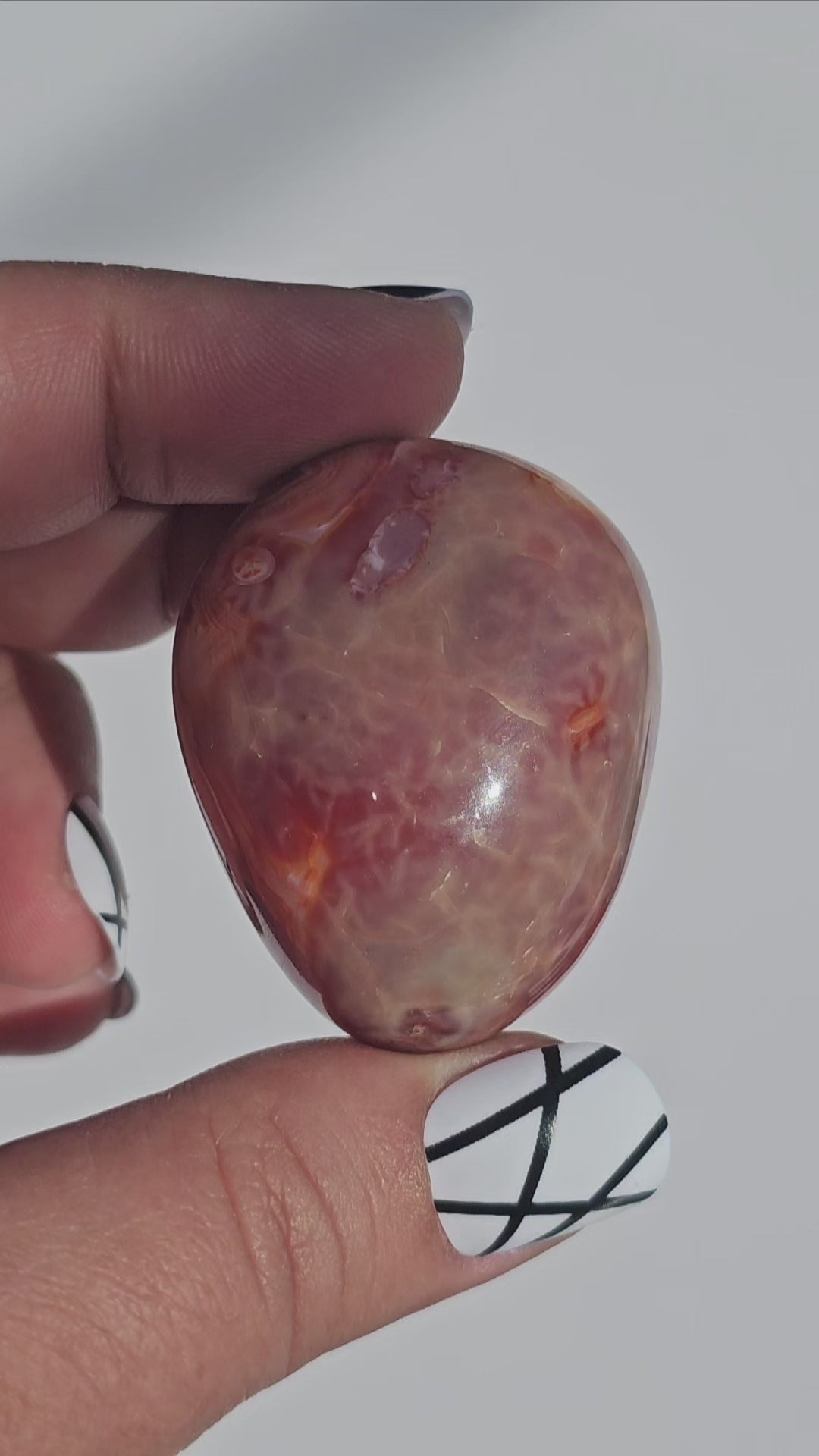 Sardonyx Palm Stone