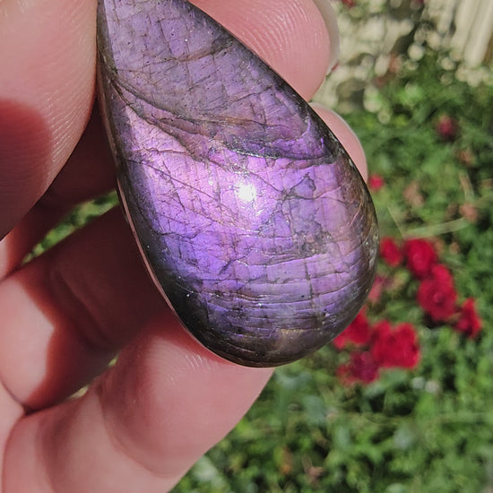 Purple Labradorite Necklace
