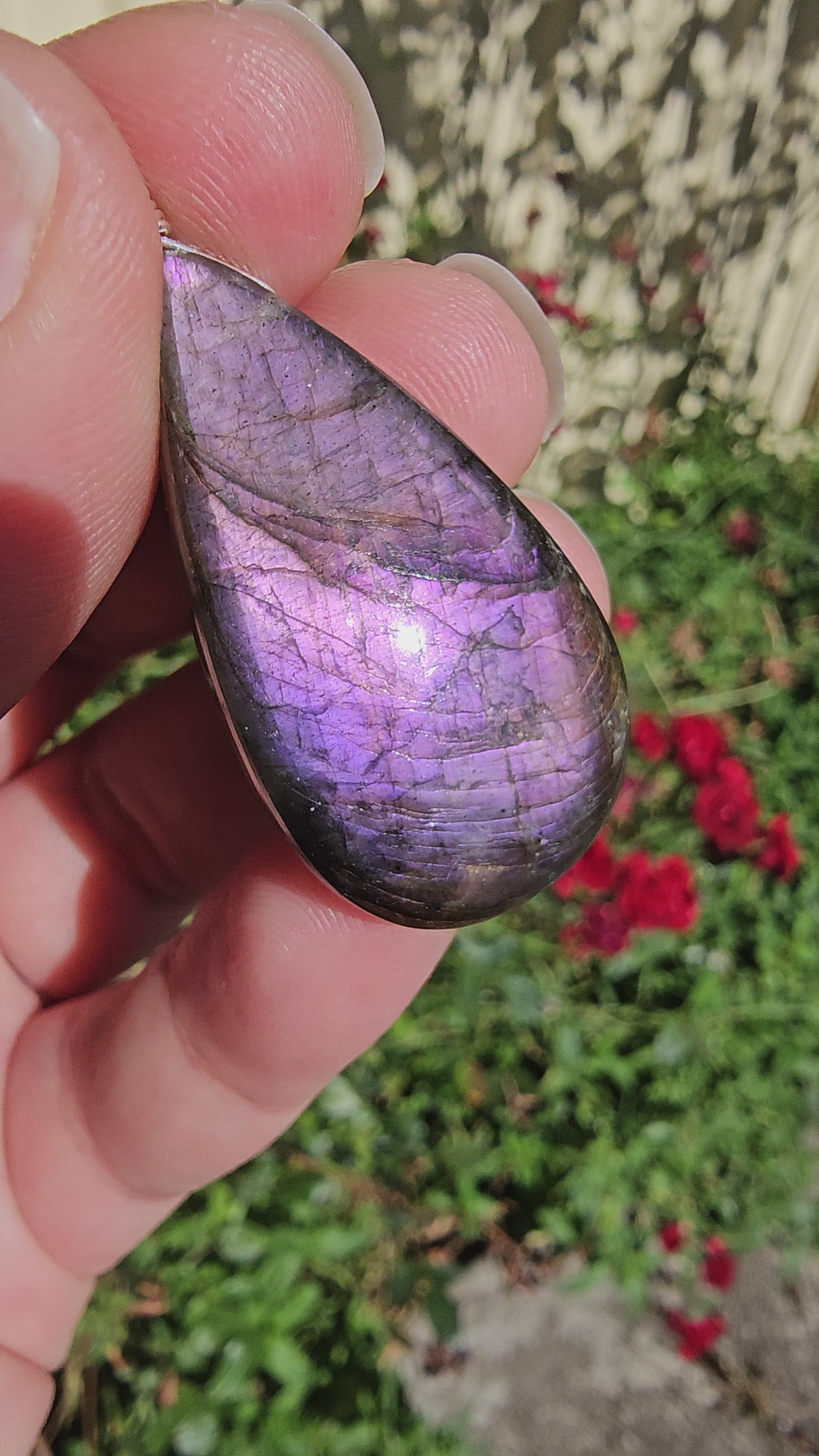 Purple Labradorite Necklace