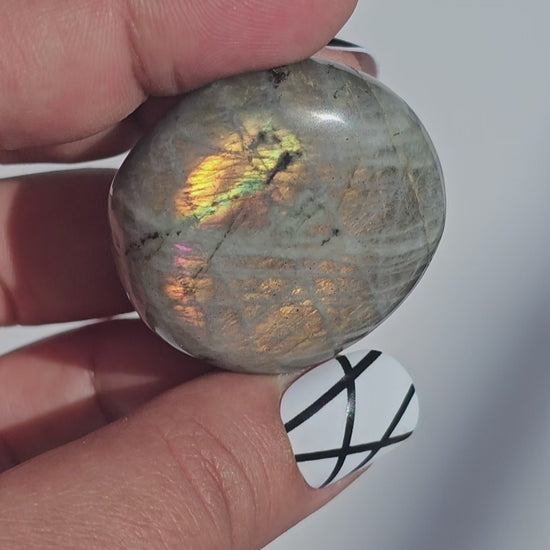 Labradorite Palm Stone