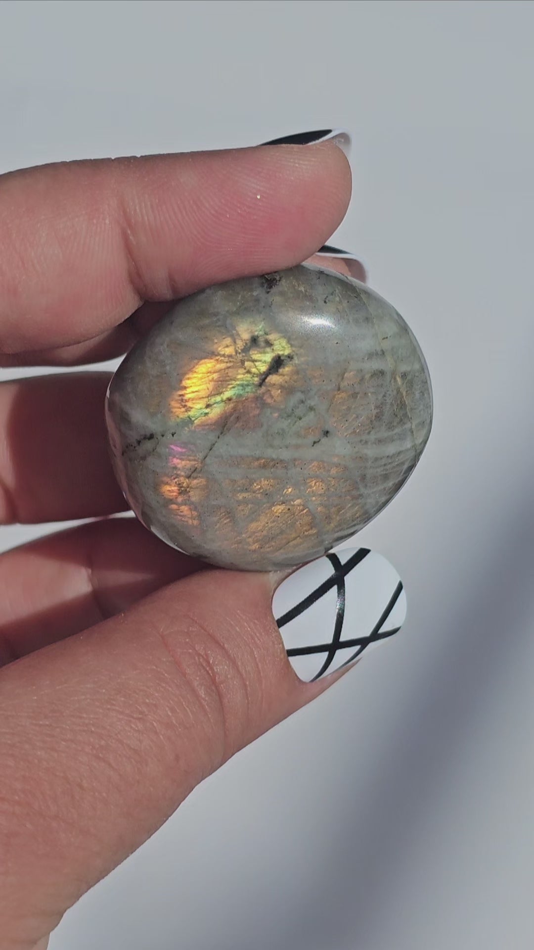 Labradorite Palm Stone