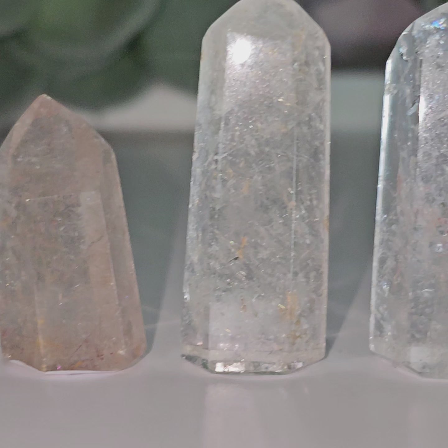 Rutile Inclusion Quartz/Angel's Hair Mini Towers