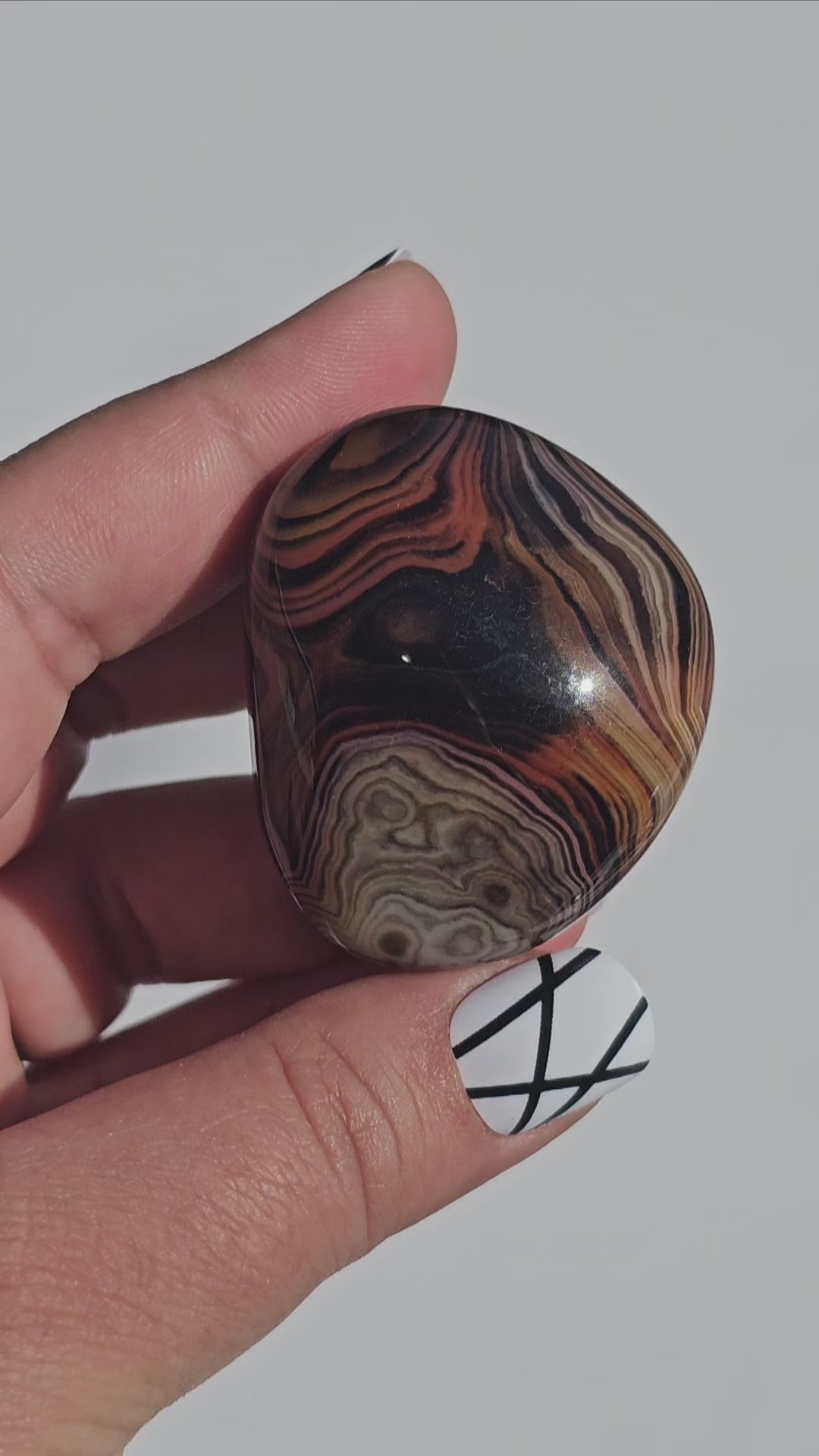 Sardonyx Palm Stone