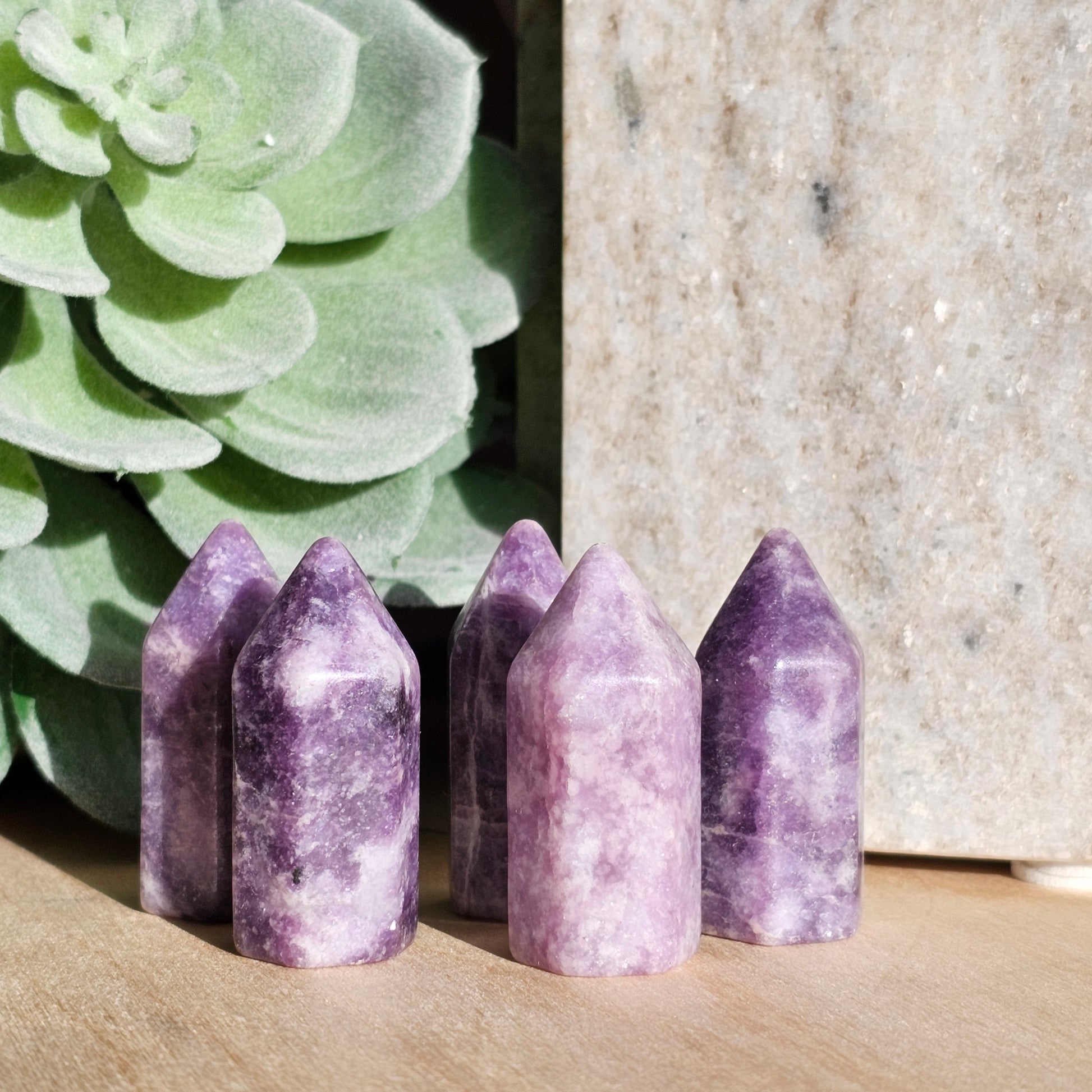 Mini Crystal Towers | Lepidolite
