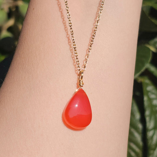 Carnelian Necklace (#27)