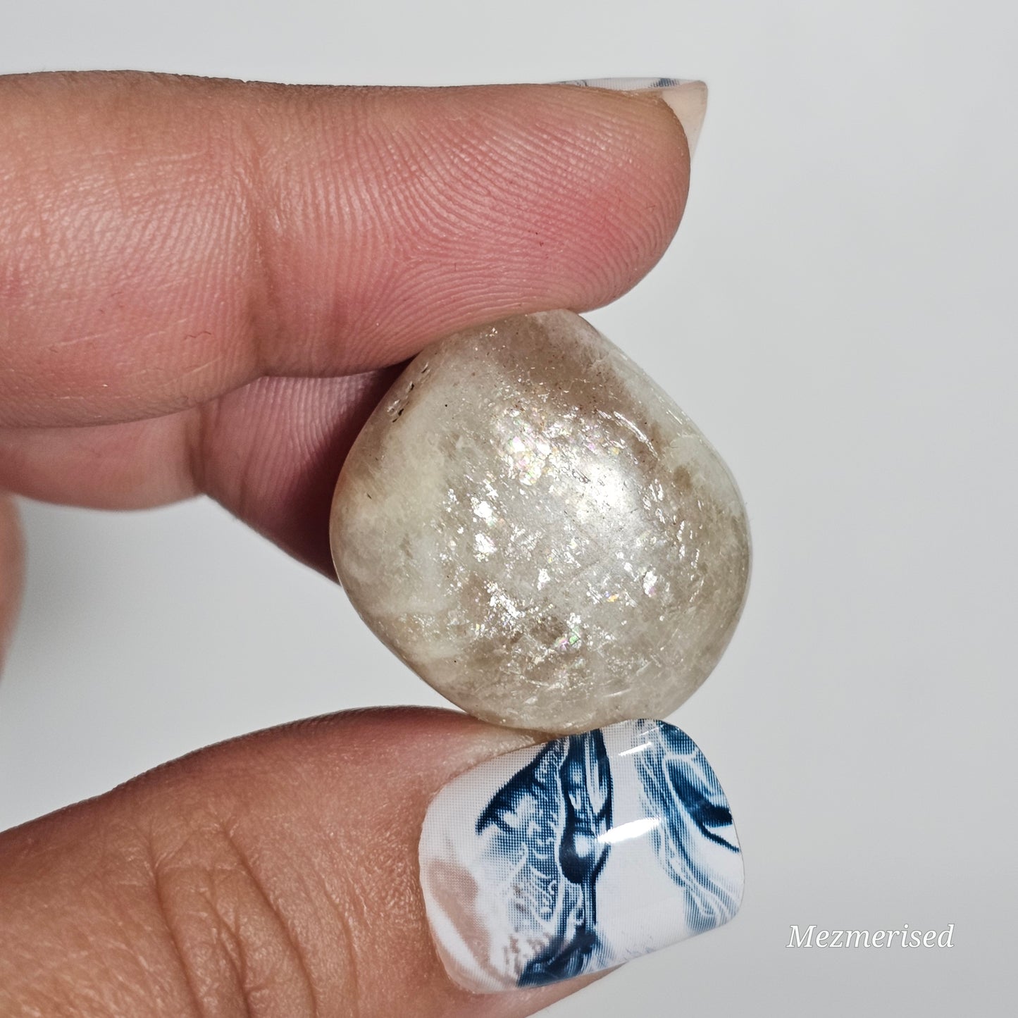 Moonstone tumbles