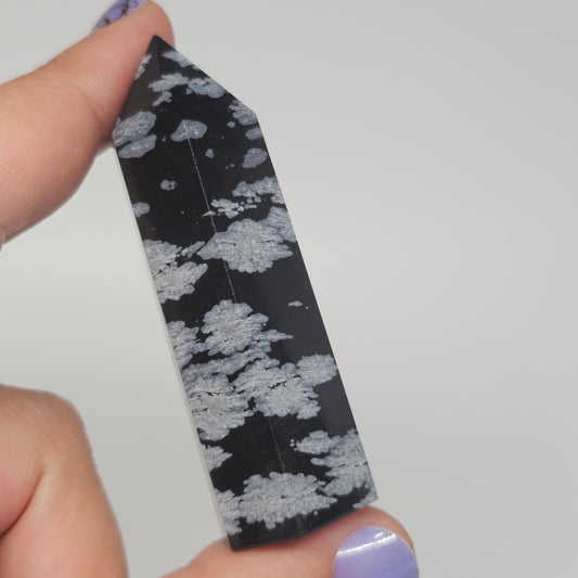 Snowflake Obsidian Tower | B