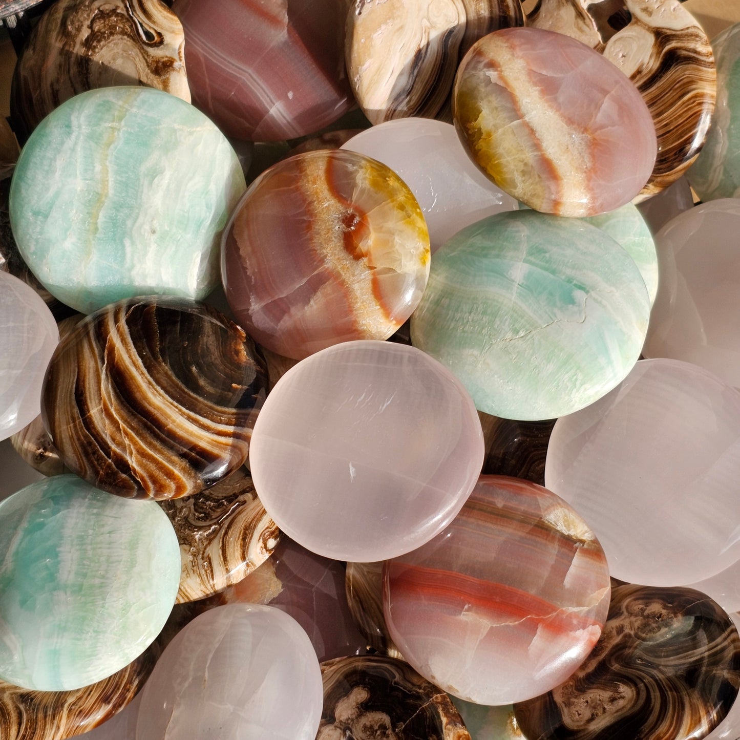 Colourful Flat Stones | Crystal Cookies