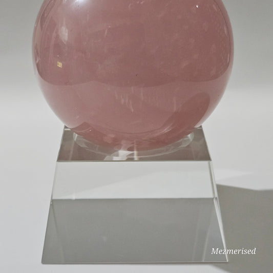Large Luxury Glass Sphere Holder