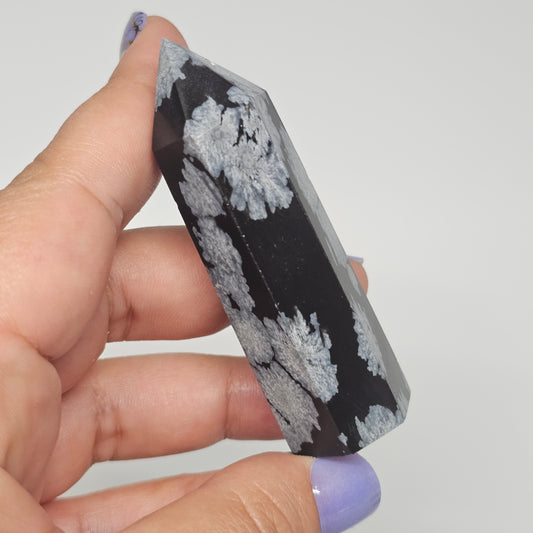 Snowflake Obsidian Tower | C