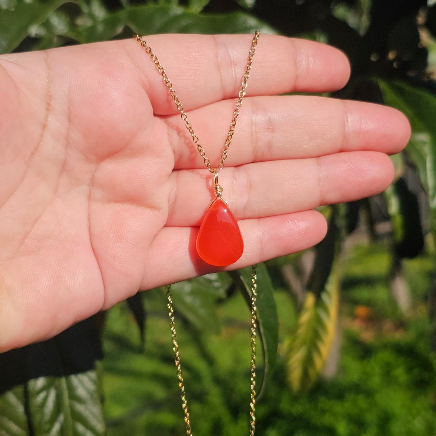 Carnelian Necklace (#27)