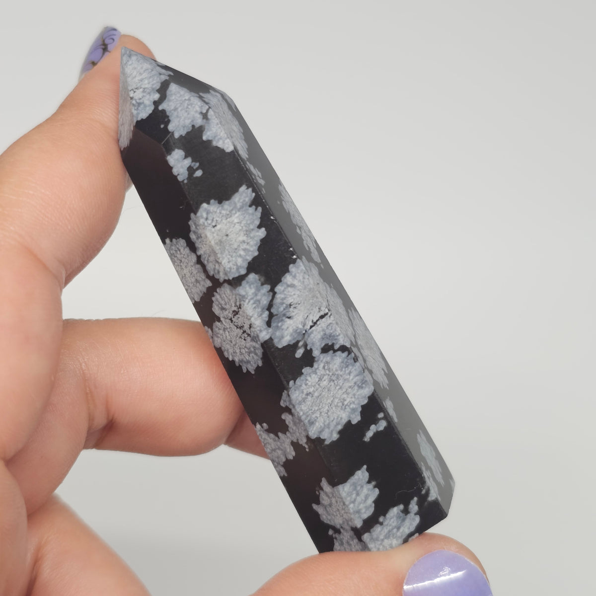 Snowflake Obsidian Tower | A