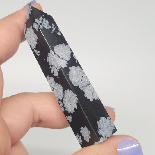 Snowflake Obsidian Tower | A