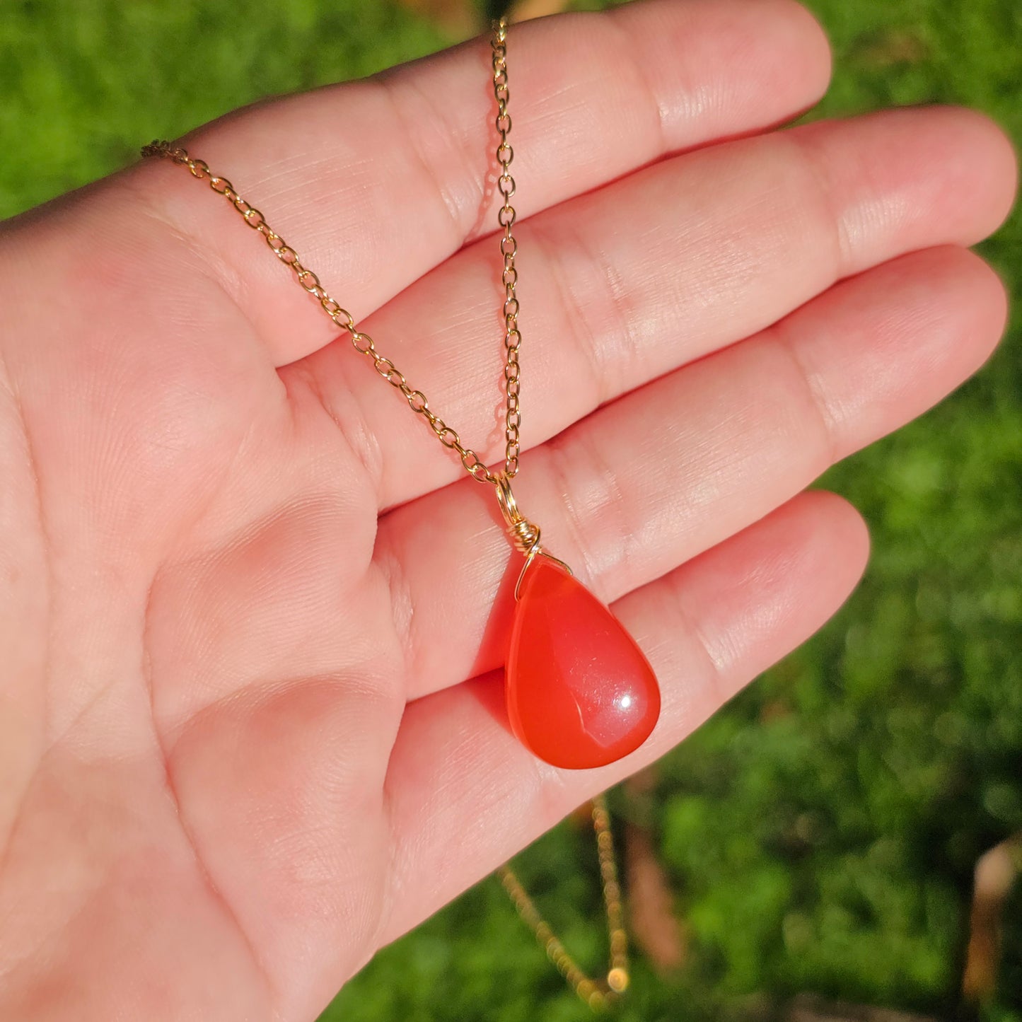 Carnelian Necklace (#27)