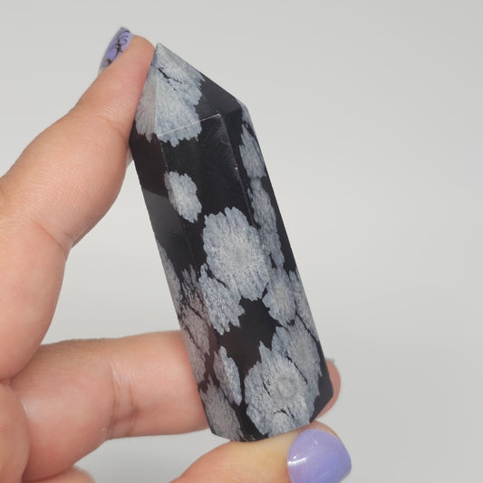 Snowflake Obsidian Tower | C