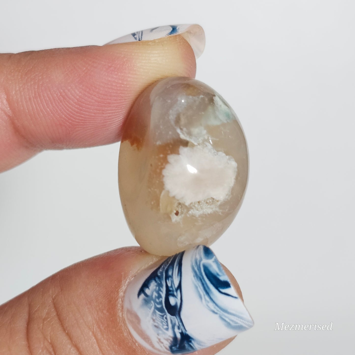 Small Flower Agate Tumble