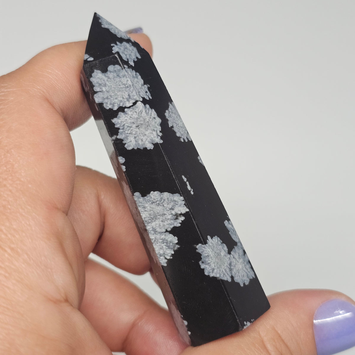 Snowflake Obsidian Tower | A
